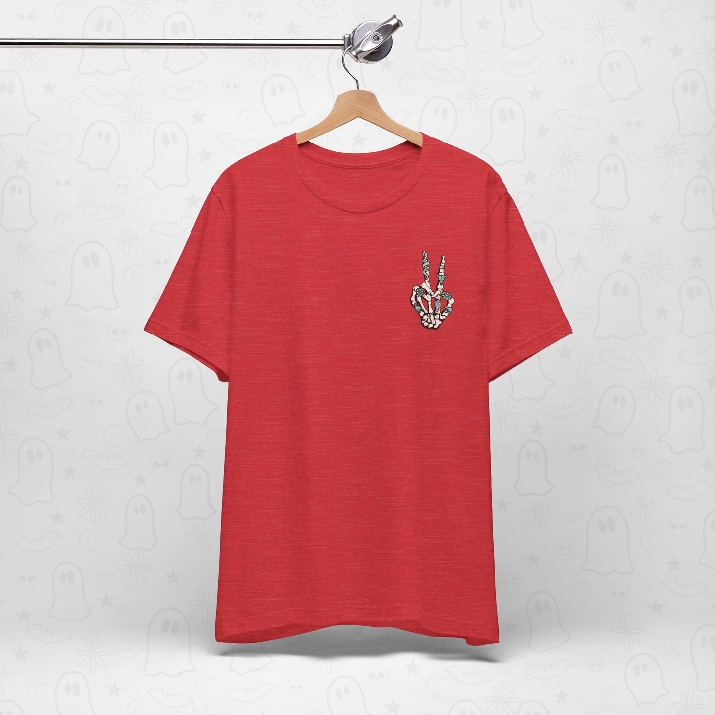 Peace Western Skeleton Hand Shirt