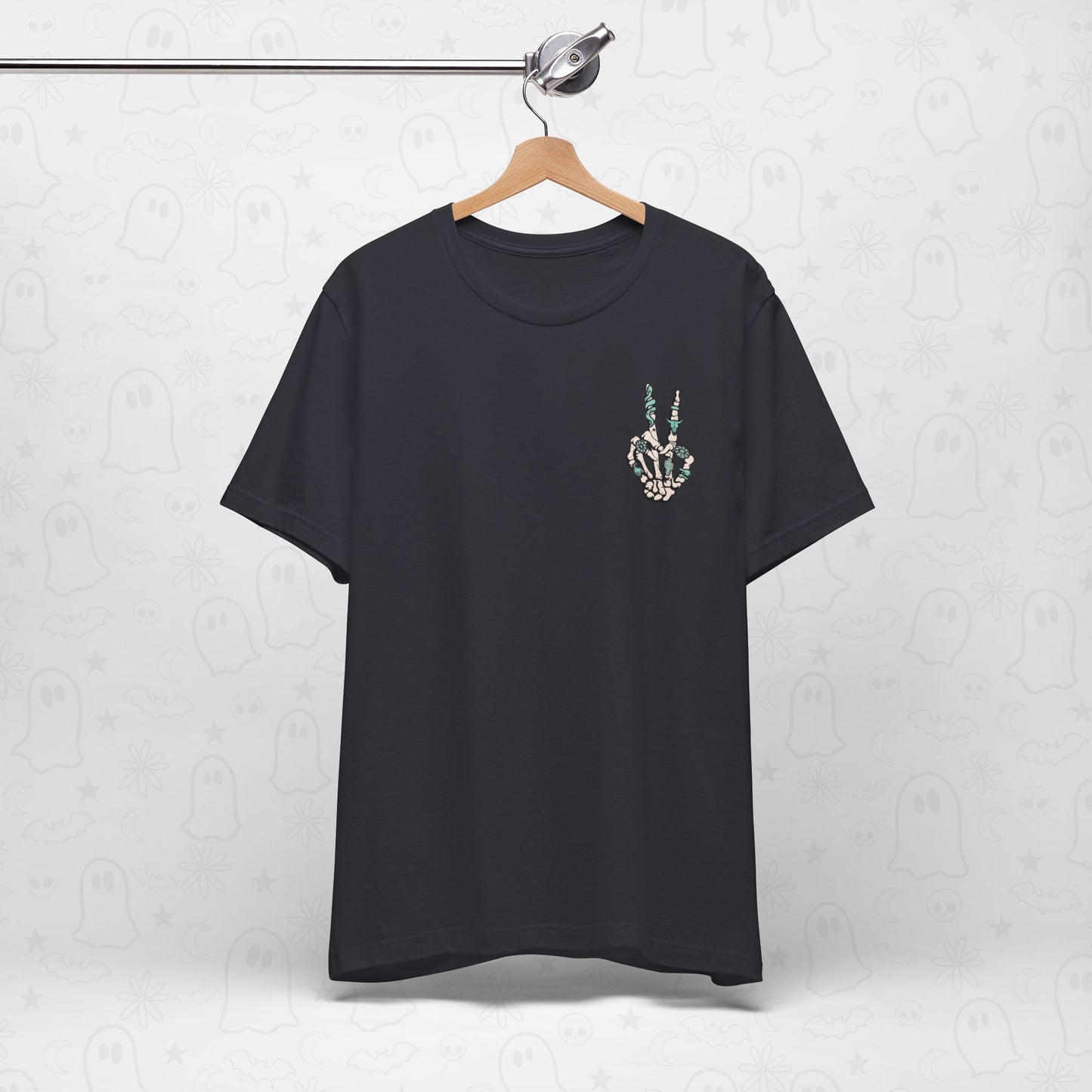 Peace Western Skeleton Hand Shirt