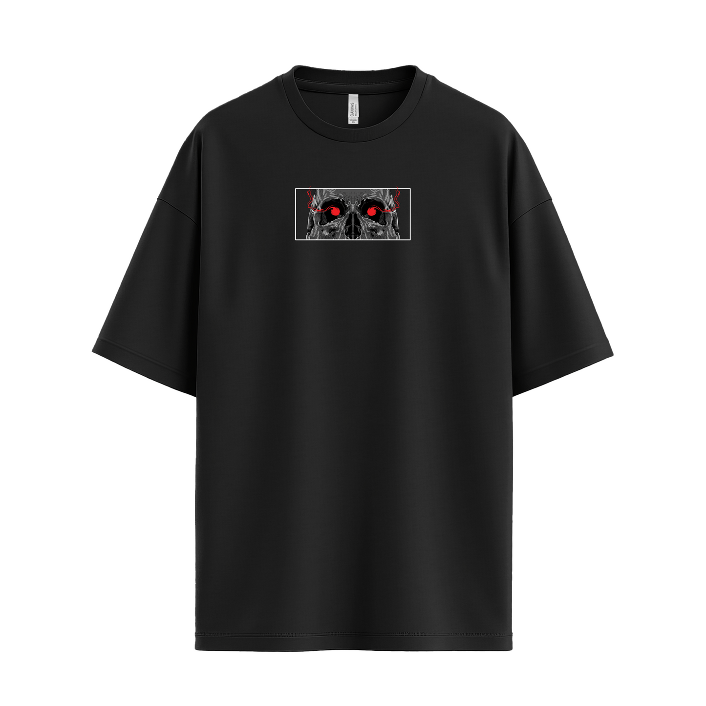 Red Skull Eyes Minimalist Tee