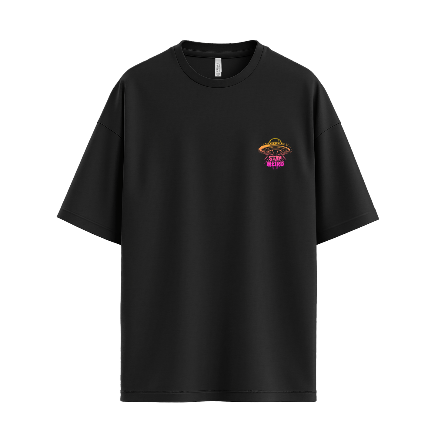 Stay Weird Spaceship Pocket Design
