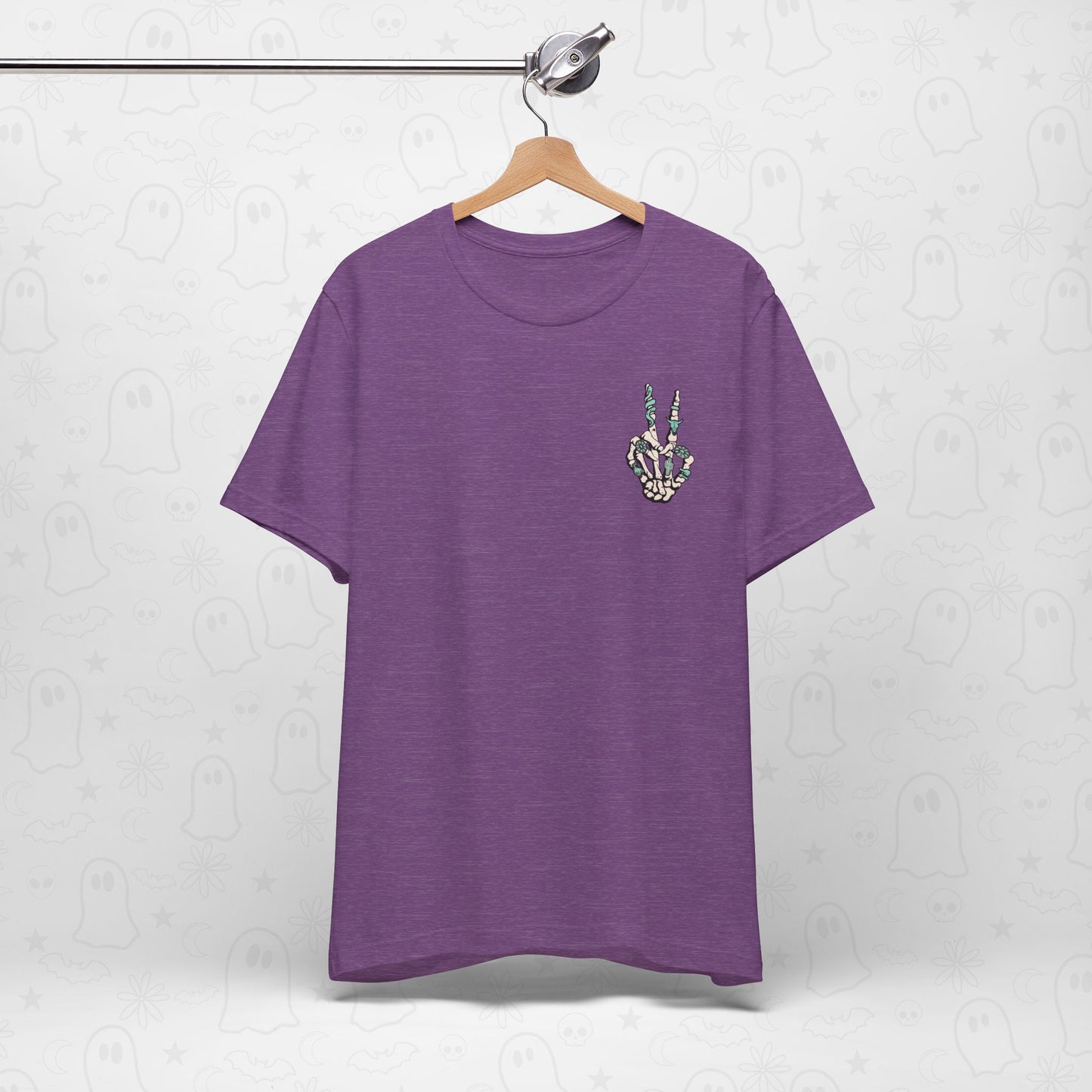 Peace Western Skeleton Hand Shirt