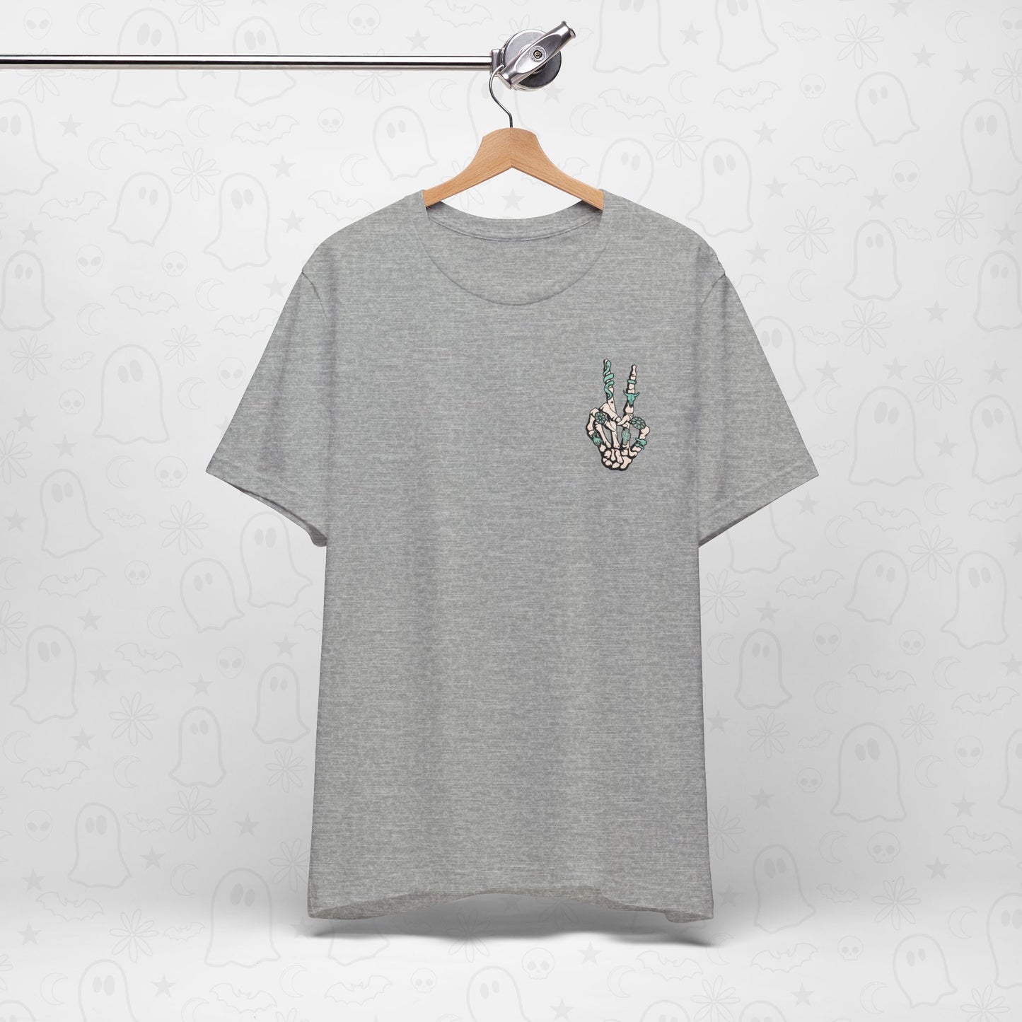 Peace Western Skeleton Hand Shirt