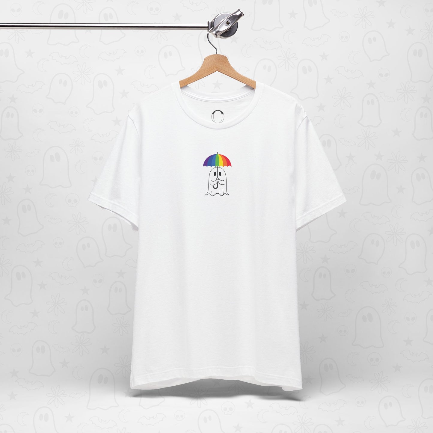 LGBTQ Pride Umbrella Ghost Minimalist Shirt