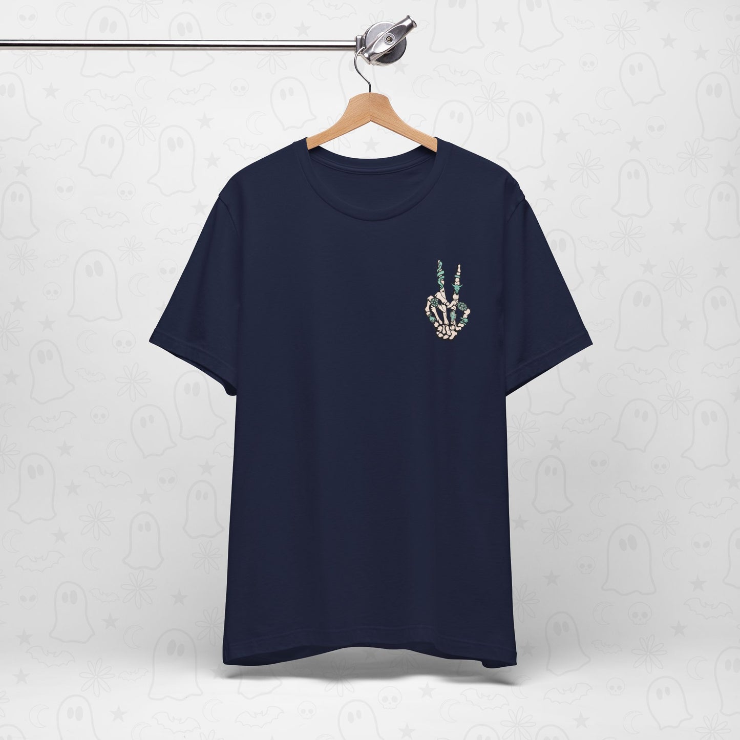 Peace Western Skeleton Hand Shirt