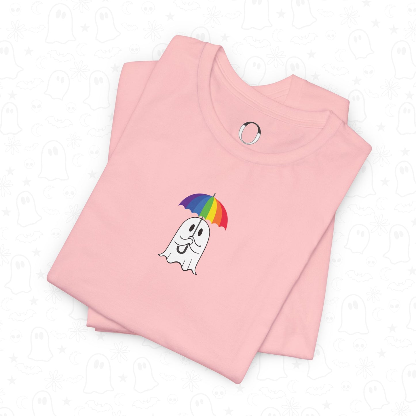 LGBTQ Pride Umbrella Ghost Minimalist Shirt