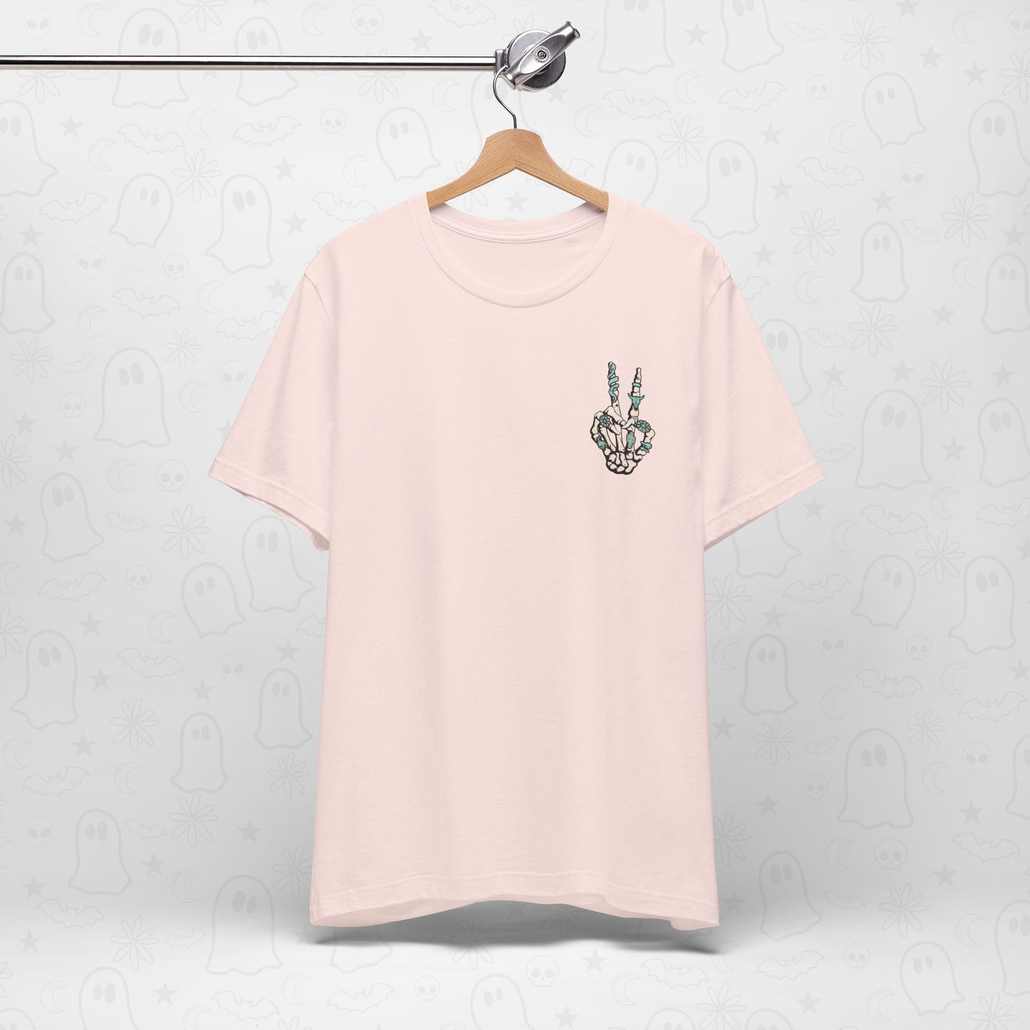 Peace Western Skeleton Hand Shirt