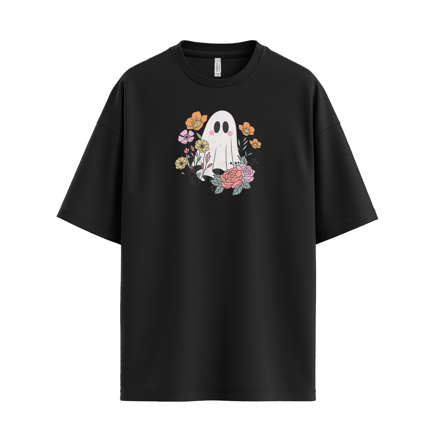 Ghost with Flowers Tee