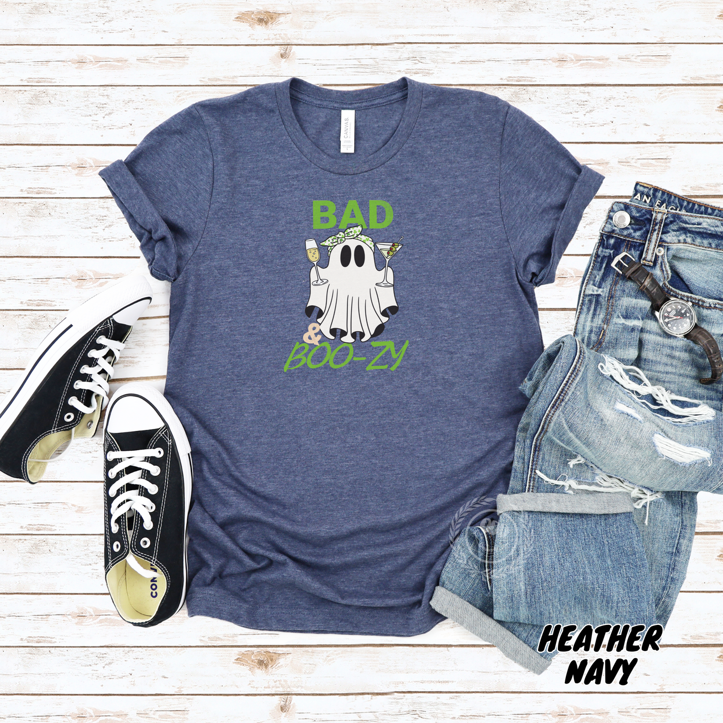 Bad and Boo-zy Ghost Tee