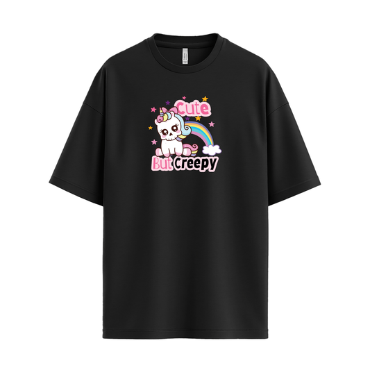 Cute, But Creepy Unicorn Tee