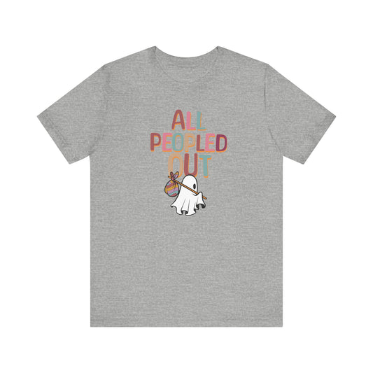 All Peopled Out Ghost Tee